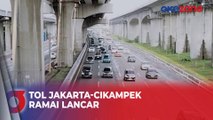 Arus Balik di Tol Japek Arah Jakarta Terpantau Ramai Lancar, Rest Area Dipadati Pemudik