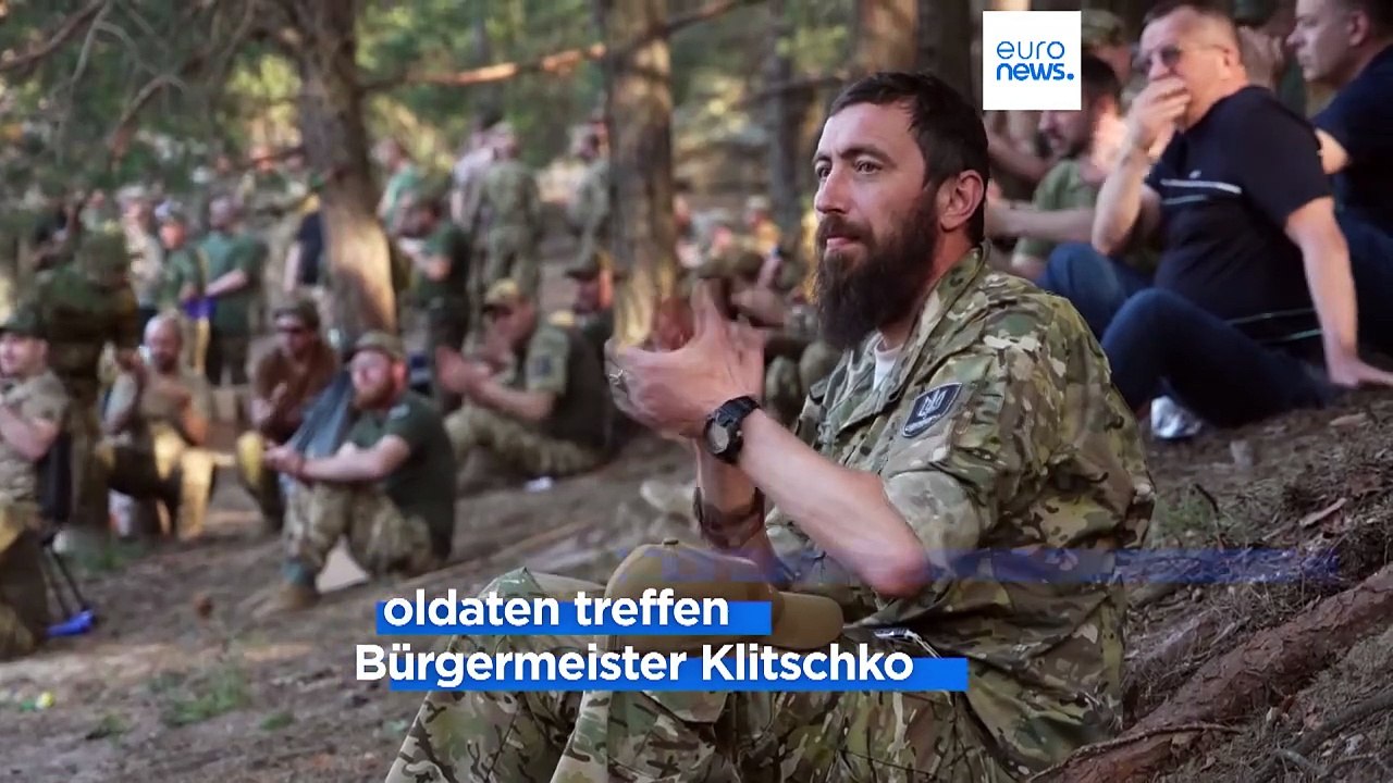 Soldaten der Ukraine auf Heimaturlaub sorgen sich um die Lage an der Front