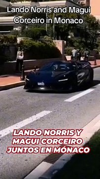 Pillados Lando Norris y Magui Corceiro