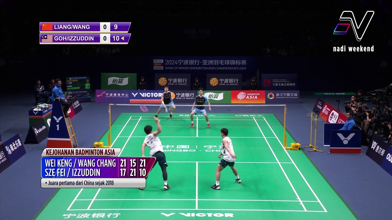 Goh Sze Fei / Nur Izzuddin muncul Naib Juara Kejohana Asia 2024