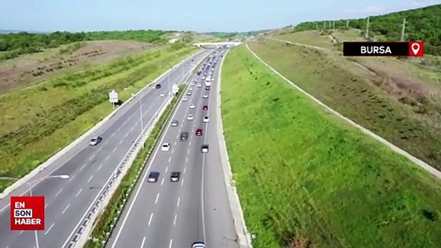 İstanbul-İzmir Otoyolu'nda tatilcilerin dönüş yoğunluğu devam ediyor