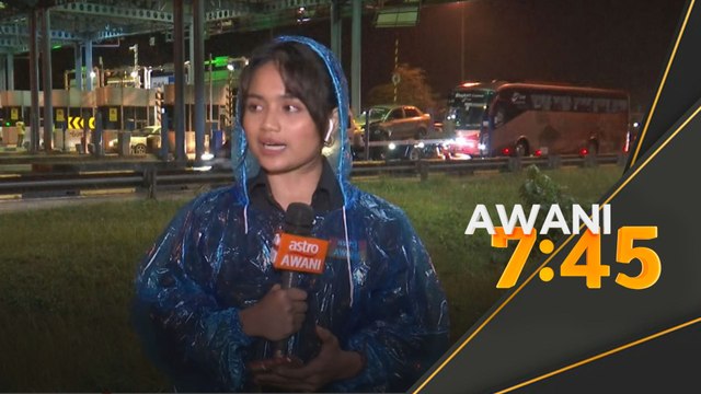 Aliran trafik perlahan, perantau kembali ke ibu kota
