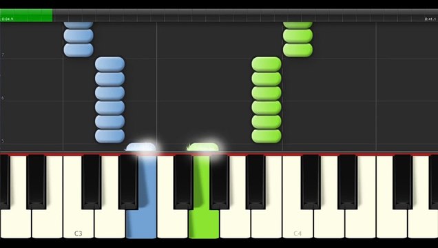 Easy Piano Tutorial - Chopsticks (70% Speed)
