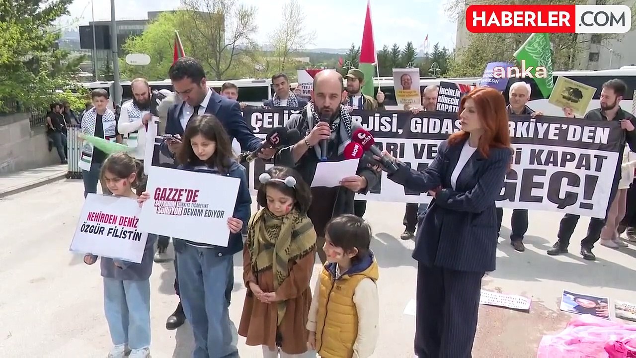 İsrail'in Gazze'deki işgal ve katliamları protesto edildi