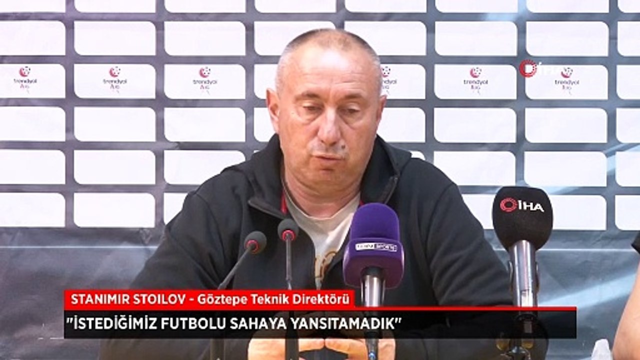 Stanimir Stoilov'dan özeleştiri: İstediğimiz futbolu sahaya yansıtamadık
