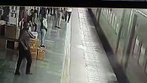 जयपुर के यात्री का ट्रेन में चढ़ने के दौरान प्रयागराज जंक्शन में फिसला पैर, RPF ने बचाई जान
