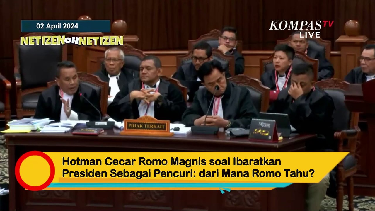 Hotman Cecar Romo Magnis hingga Disebut Hotmen di Sidang MK, Ini Kata Netizen  NETIZEN OH NETIZEN