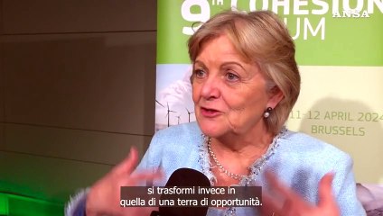 Coesione: Ferreira (Commissaria Coesione),"Il Mezzogiorno ha tanto da offrire. Dobbiamo potenziarlo"