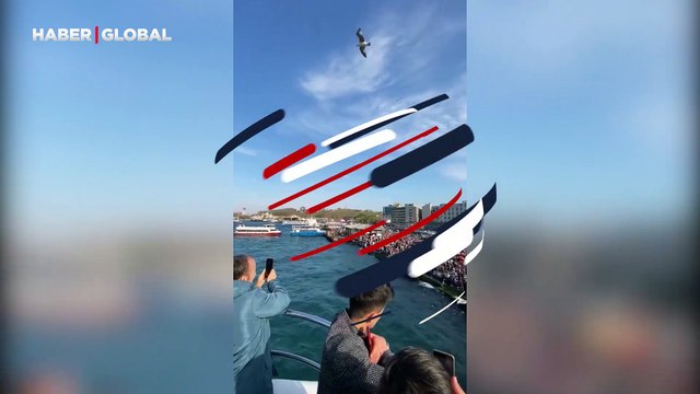 Eminönü'nde sıra dışı manzara: Gören miting yapılacak zannetti