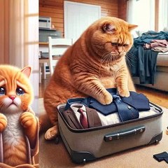 Cat Takes Her Kittens to Meet their Adoptive