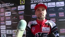 Mateusz Szczepaniak po meczu Abramczyk Polonia Bydgoszcz - Ostrovia