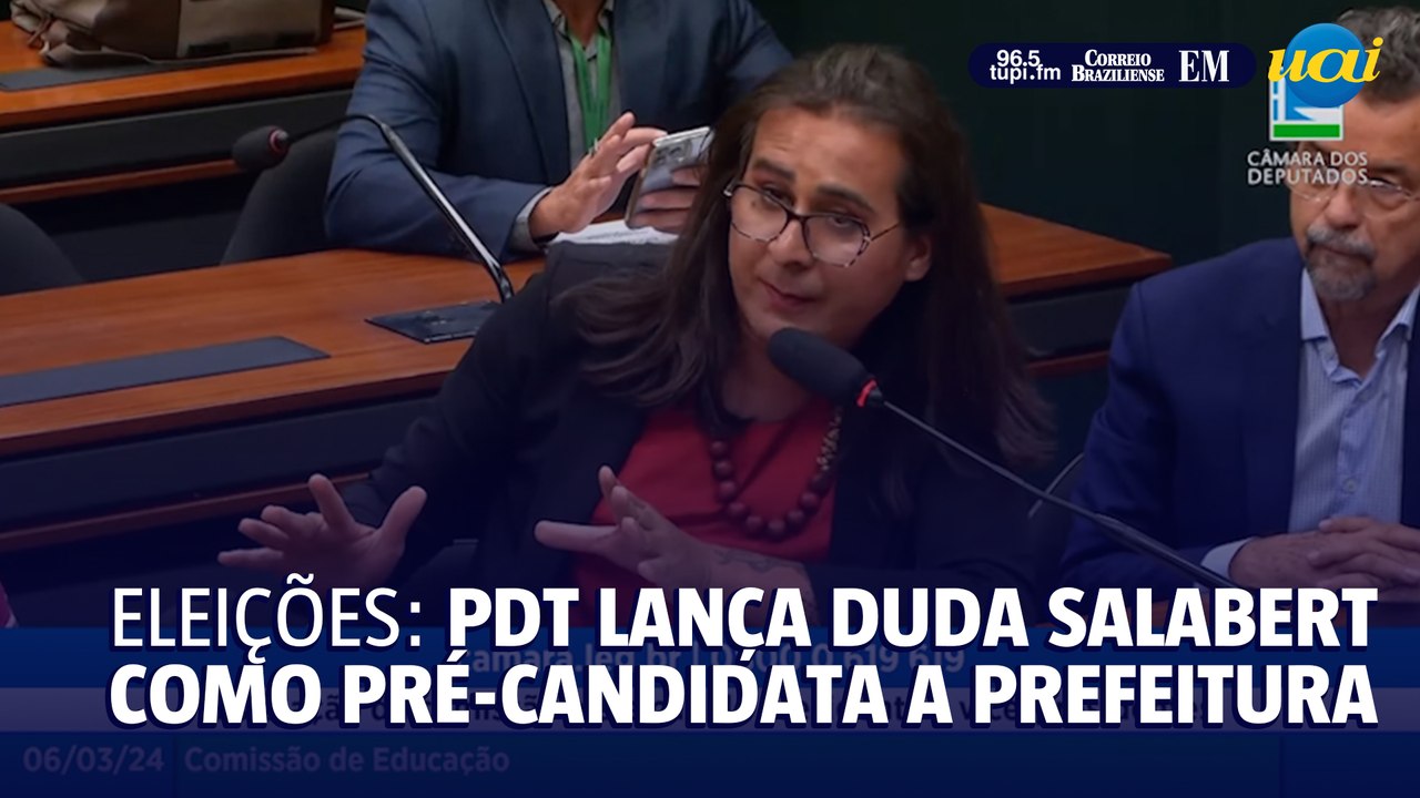 PDT lança Duda Salabert como pré-candidata à PBH