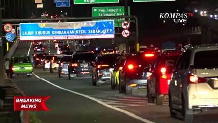 Kepadatan Kendaraan di Tol Layang MBZ Sudah Terurai, Terpantau Ramai Lancar