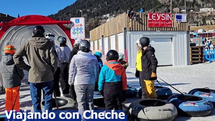 Parque de diversión Oxigen en los Alpes Francés