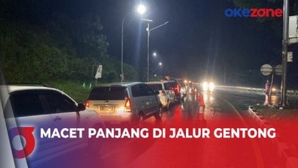 Macet Panjang di Jalur Gentong, Pemudik Megaku Tertahan 2 Jam