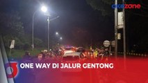 Urai Kemacetan di Jalur Gentong, One Way ke-5 Diberlakukan pada Malam Ini