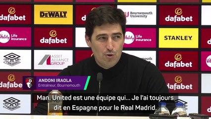 Pour Iraola, Man. United et le Real Madrid sont le même genre d'équipe