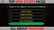 Top Pak Study MCQs |Gen Knowledge of Pakistan |MCQs in Urdu- 2024 | Part-46 #pakstudymcqs #pakstudy