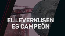 Bayern Leverkusen, campeón de la Bundesliga