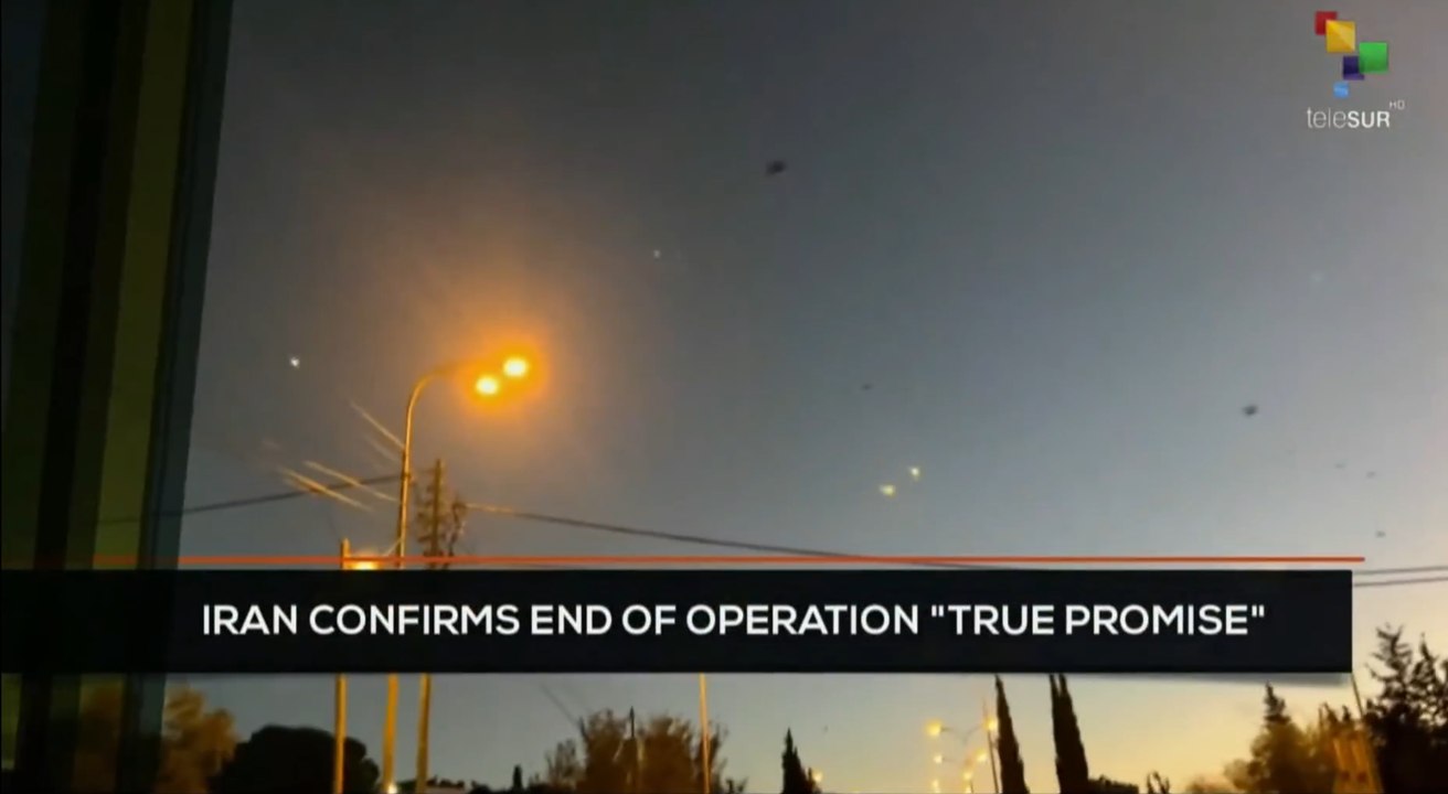 FTS 12:30 14-04: Iran ratifies the end of operation "True Promise"