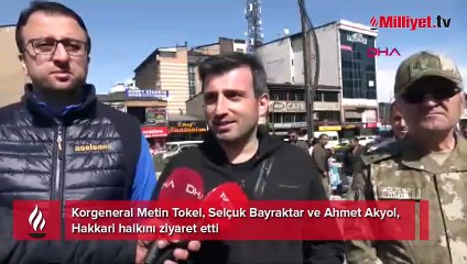 Korgeneral Metin Tokel, Selçuk Bayraktar ve Ahmet Akyol’dan Hakkari'deki askerlere ziyaret