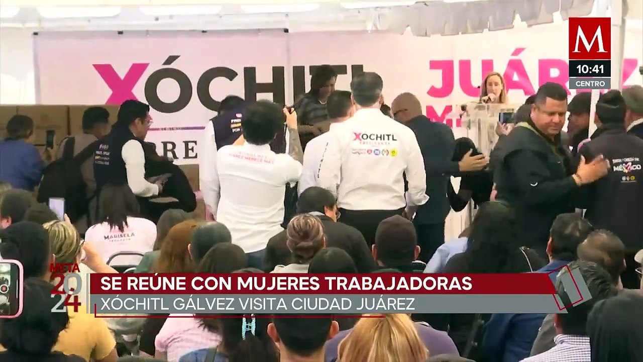Xóchitl Gálvez tuvo un encuentro con mujeres tr...