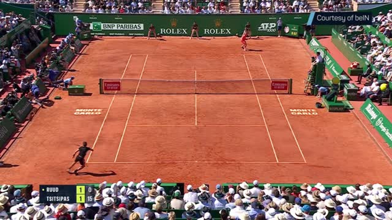 Tsitsipas lifts third Monte Carlo title