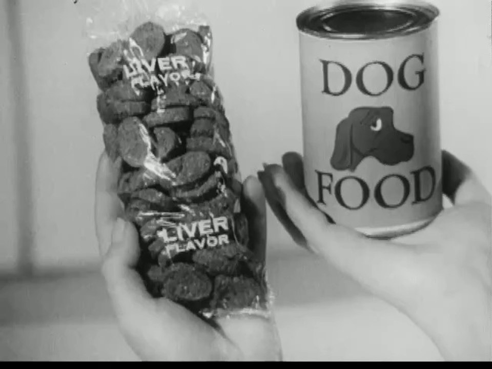 1960s Gaines Multi Menu dog food for a member of the family