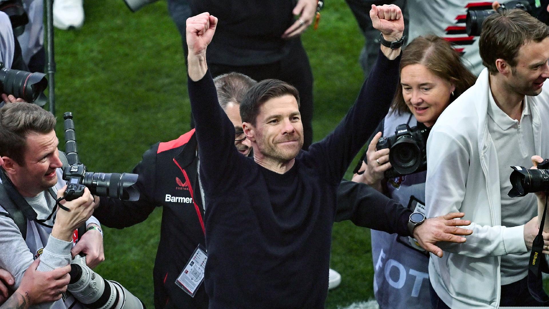 I couldn't expect something this good - Xabi Alonso as Leverkusen claim first title