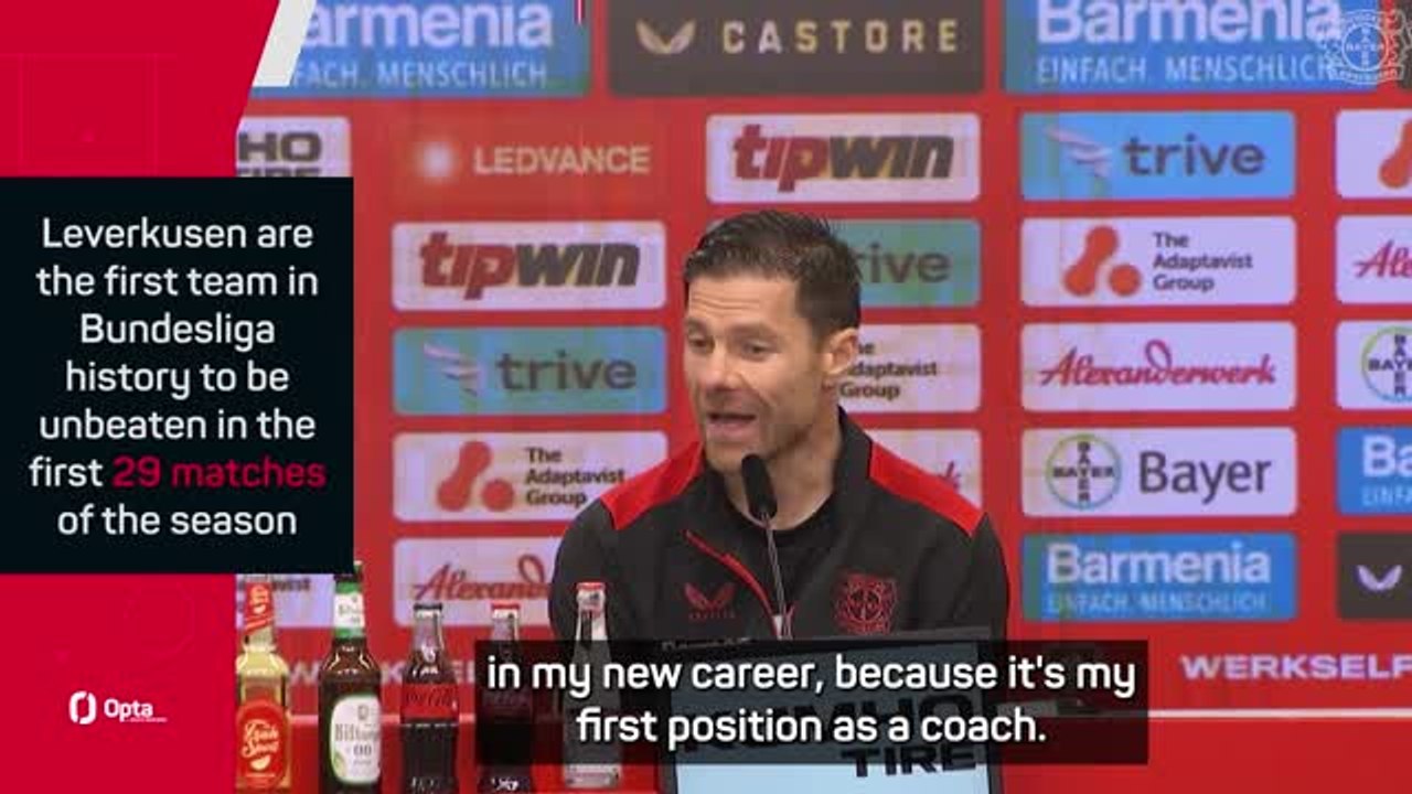 I couldn't expect something this good - Xabi Alonso as Leverkusen claim first title