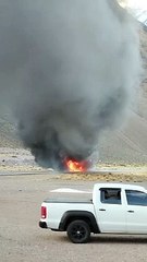 explosión camión montaña