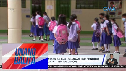 Face-to-face classes sa ilang lugar, suspendido pa rin dahil sa mainit na panahon | UB