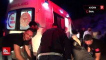 Aydın'da yolcu otobüsü ile otomobil çarpıştı, ortalık savaş alanına döndü