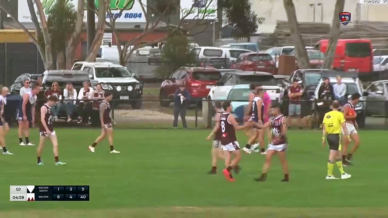BFNL 2024 round 1: Melton v Melton South - Melton 2nd quarter goals - The Courier - April 13, 2024