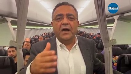 Tanrıkulu, havada isyan etti: Su ve çay paralı olur mu?