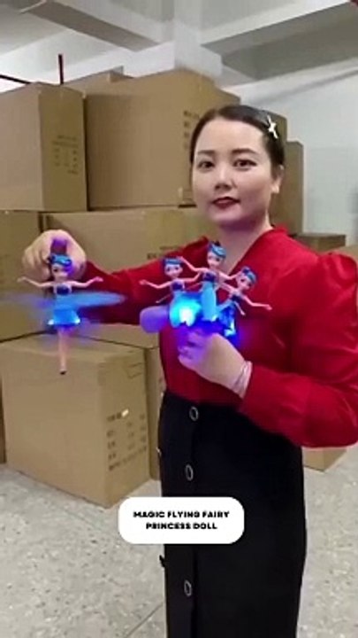 Bring fairy tales to life with the Magic Flying Fairy Princess Doll! ‍♀️ She soars, dances, and adds a sprinkle of magic to playtime. A dream come true for little princesses!  Get Yours Now!  #toys #kids