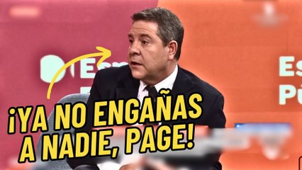 Un tibio García-Page vuelve a hacer el papelón de su vida arremetiendo contra Sánchez por sus pactos con Puigdemont