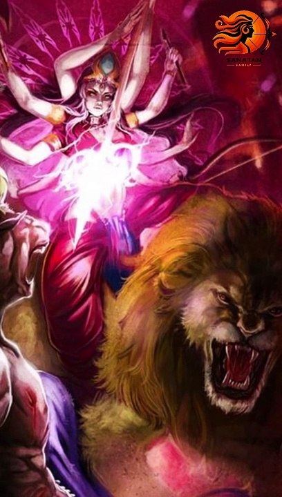 माँ दुर्गा का तीसरा स्वरूप देवी चंद्रघंटा।