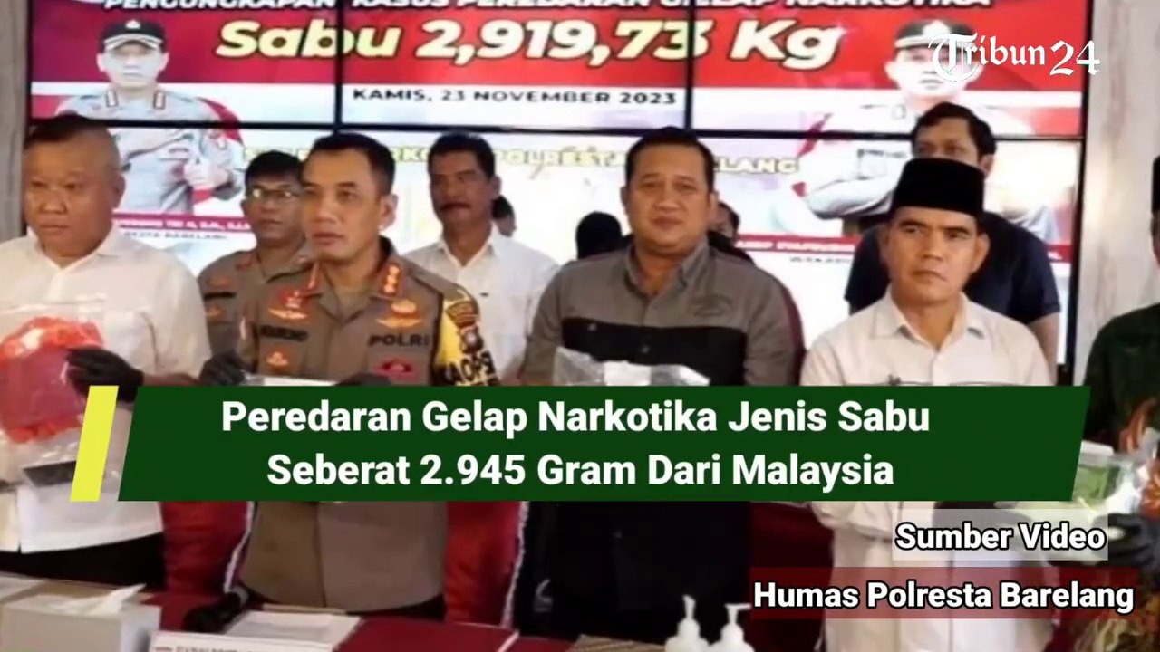 Peredaran Gelap Narkotika Jenis Sabu Seberat 2.945 Gram Dari Malaysia