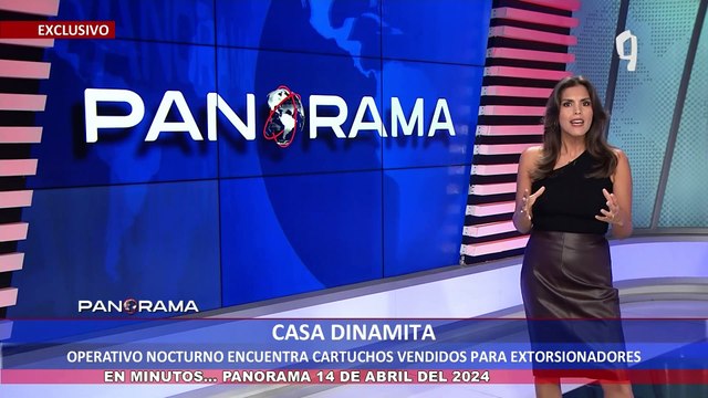 ¡Exclusivo! Casa dinamita: operativo nocturno encuentra cartuchos vendidos para extorsionadores