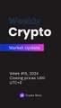 Week #15 - 04.07 to 04.14 CRYPTO MARKET | Weekly Update #shorts #crypto #price #update