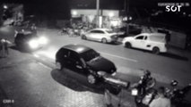 Motorista invade calçada, quase atropela pedestres e foge após discussão no Bairro Santa Felicidade