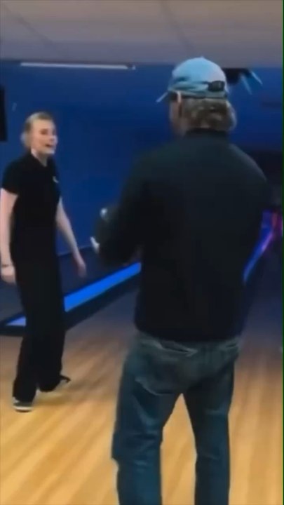 Flexing my reflexes. I finally found her and guess what guys? She just turned 18…. For today only. Bowling ball edging.