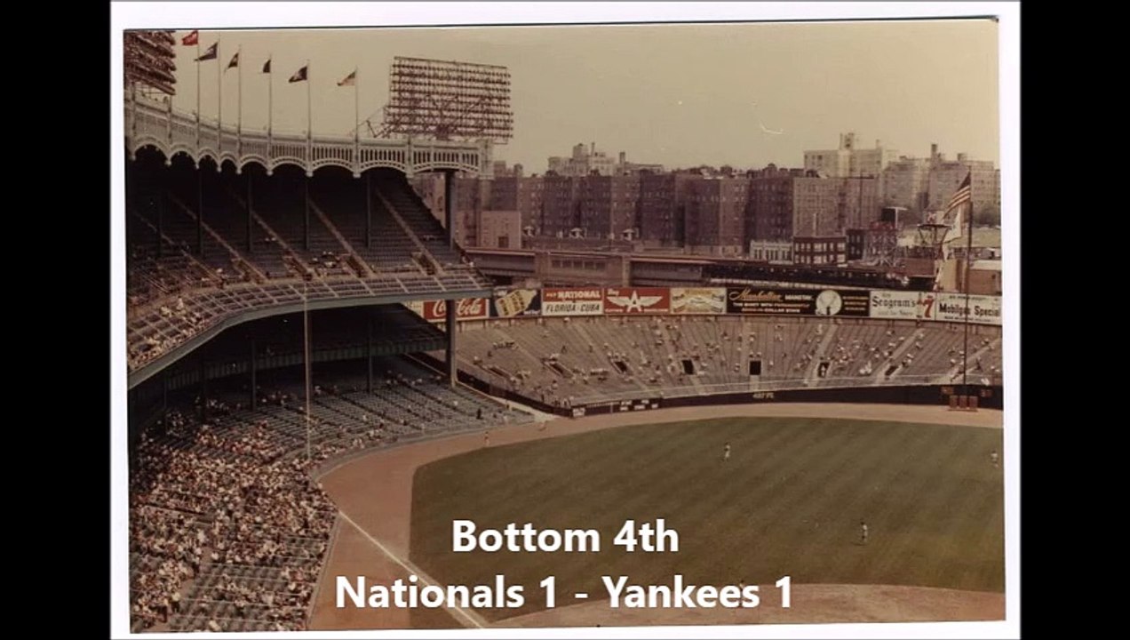 1927 Yankees (Game 13) Nationals outlast Yanks; Nationals @ Yankees (4/25/1927)