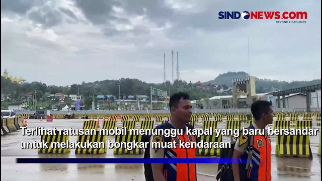 Puncak Arus Balik Lebaran 2024, Begini Situasi Pelabuhan Bakauheni Pagi Ini