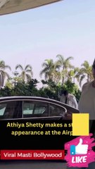 Athiya Shetty makes a stylish appearance at the Airport