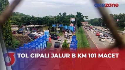 Tol Cipali Jalur B KM 101 Pagi Ini Macet, Begini Kondisinya