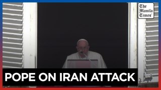 Pope warns against 'spiral of violence' after Iran attack on Israel