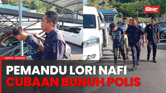 Pemandu lori mengaku tidak bersalah cubaan bunuh polis, pandu berbahaya