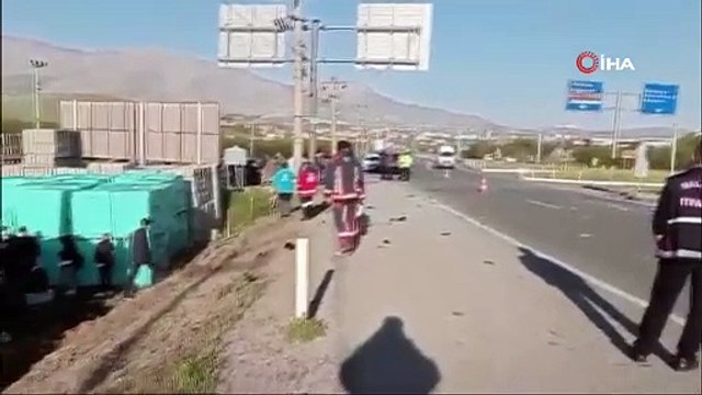 Malatya'da yolcu otobüsü kazası: Çok sayıda yaralı var